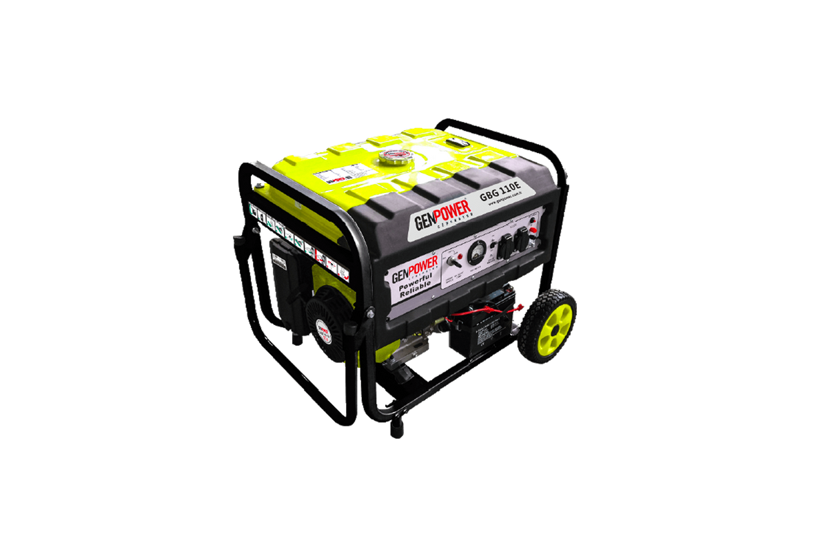 Генератор бензиновий GENPOWER 1 фаза (230В), 7,2кВт, (GBG110E)